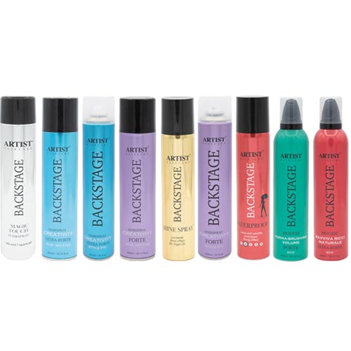 BACKSTAGE ARTIST Gel und Haar Finish