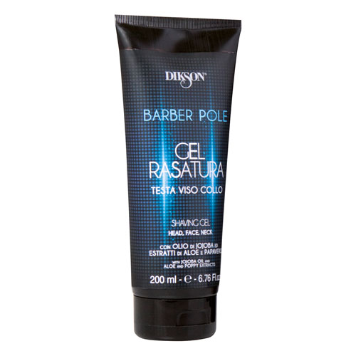 DIKSON BARBER POLE GEL RASATURA Testa Viso Collo DIKSON Apstrāde  matu kopšanas