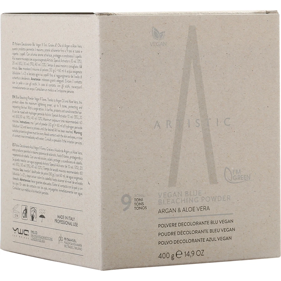 VEGAN BLUE BLEACHING POWDER ARTISTIC Decoloranti 