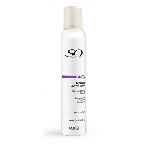 Mousse Curly pesemine ja konditsioneerimine So One SOCO Geel ja finish juuksed